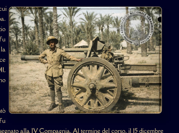 M.O.V.M. V.Brig. Salvo D'Acquisto in Libia