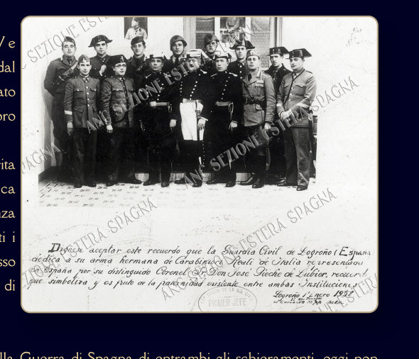 Carabinieri Reali - Campagna di Spagna - Logroño