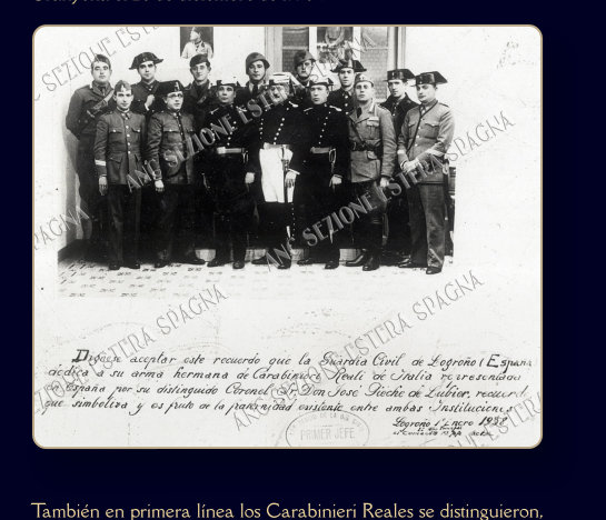 Carabinieri Reali - Campagna di Spagna - Logrono
